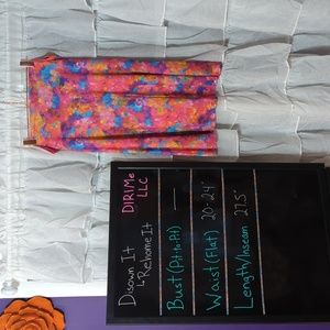 LuLaRoe A-line midi skirt